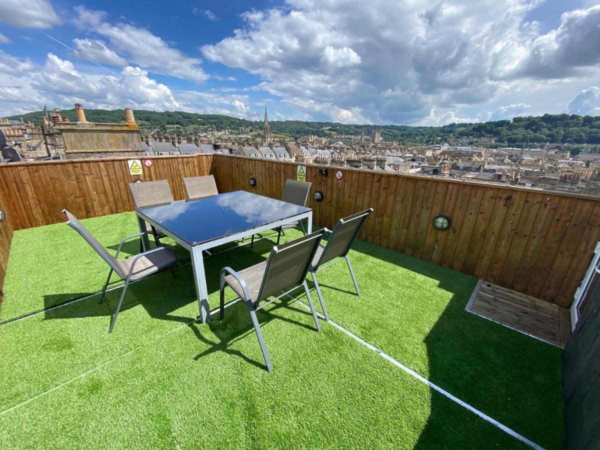 Bath Roof Terrace Apartment, City Centre, Sleeps Up To 8 Exterior photo